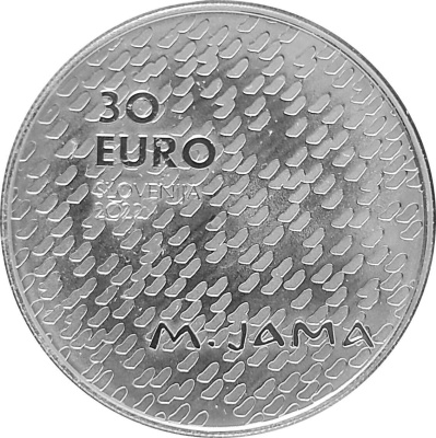 Коллекционная монета Словения 30 евро 2022 150 лет со дня рождения художницы Матии Ямы фото из магазина евромонета.рф 1