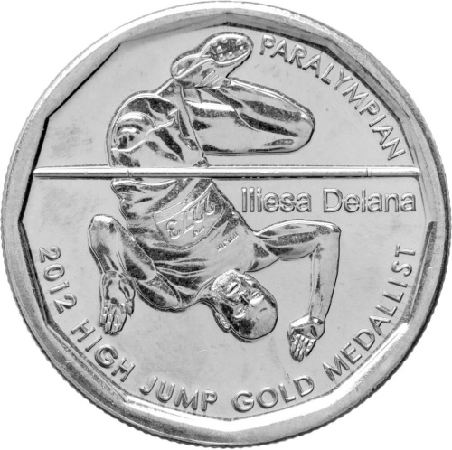 Фиджи 50 центов 2013 Паралимпиада 2012 - Илиеза Делана