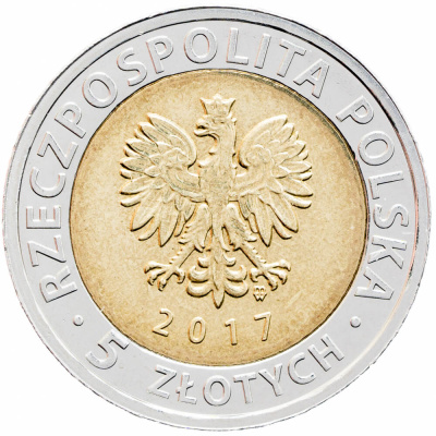 Польша 2017 5 злотых Часовня Святой Троицы в Люблине  фото из магазина евромонета.рф 1