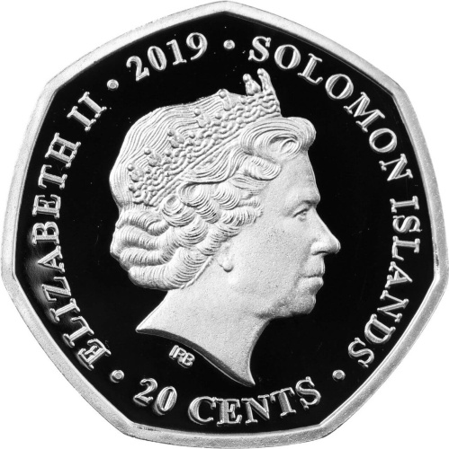 Соломоновы острова набор монет 50 центов 2019 50 лет Конкорду
