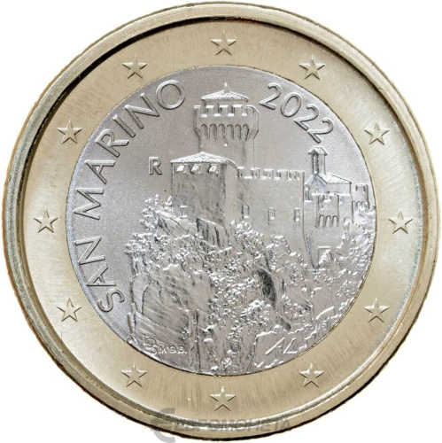 Сан Марино 1 евро 2022
