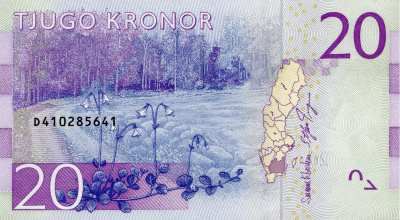 Швеция 20 крон 2016  фото из магазина евромонета.рф 1