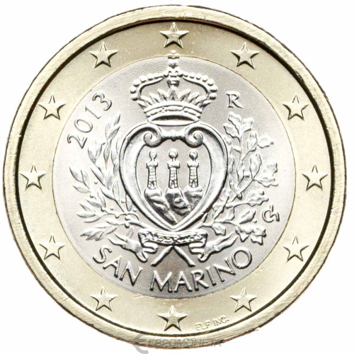 Сан Марино 1 евро 2013