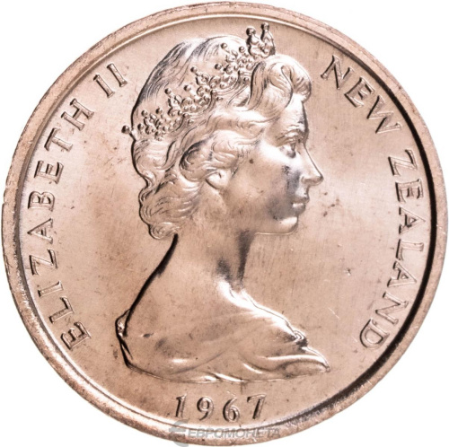 Новая Зеландия 1 цент 1967