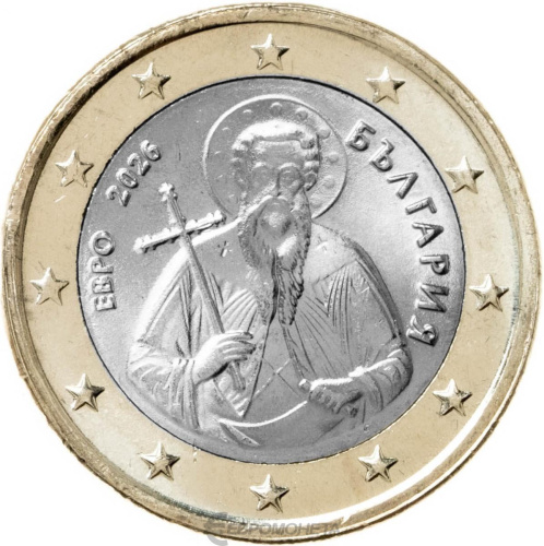 Болгария 1 евро 2026