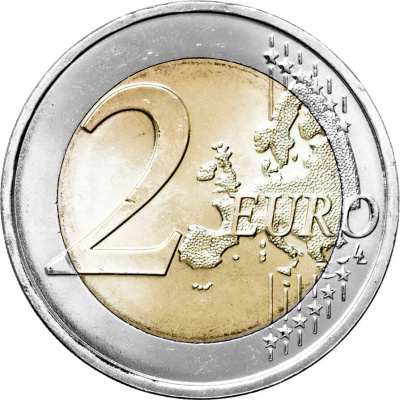 2 евро регулярные Монако 2 евро 2024 регулярная фото из магазина евромонета.рф 1
