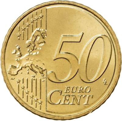 50 евроцентов Бельгия 50 евроцентов ( центов ) 2019 фото из магазина евромонета.рф 1