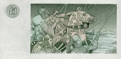 Шотландия 1 фунт 1986 CB  фото из магазина евромонета.рф 1