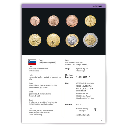 Каталог монет и банкнот евро 2023 leuchtturm (английский язык) 