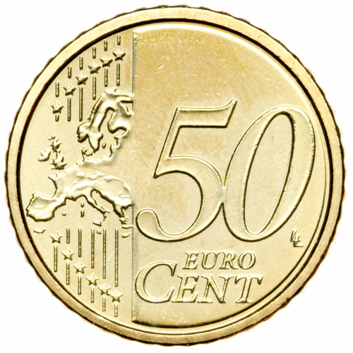 Ватикан 50 евроцентов ( центов ) 2018 