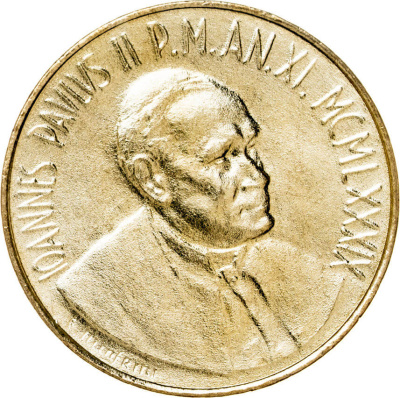 Ватикан 20 лир 1989  фото из магазина евромонета.рф 1