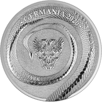 Germania Mint 2020 5 марок Мифические звери: Фафнир  фото из магазина евромонета.рф 1