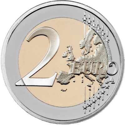 Памятные монеты 2 евро пруф Кипр 2 евро 2026 Председательство Кипра в Совете ЕС. Пруф ( Proof ) фото из магазина евромонета.рф 1