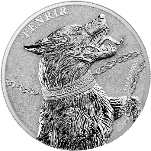 Germania Mint Germania Mint 2022 5 марок Мифические звери: Фенрир фото из магазина евромонета.рф