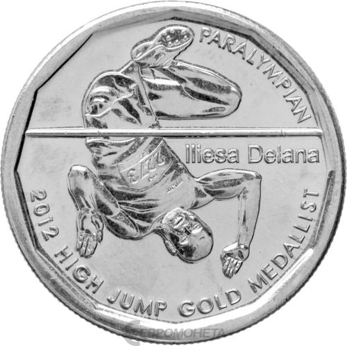 Фиджи 50 центов 2013 Паралимпиада 2012 - Илиеза Делана