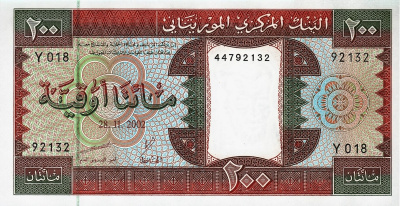 Мавритания 200 угия 2002  фото из магазина евромонета.рф 1