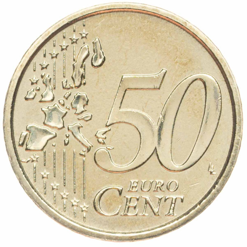 Ватикан 50 евроцентов ( центов ) 2005 SV 