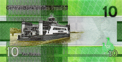 Гамбия 10 даласи 2023  фото из магазина евромонета.рф 1