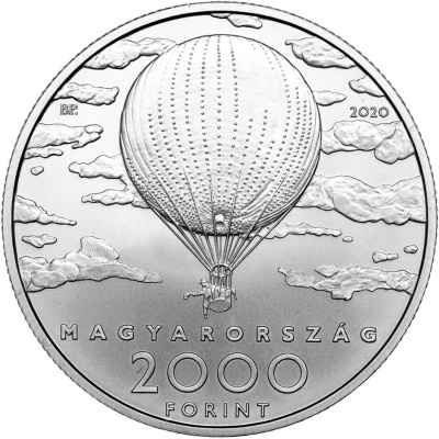 Венгрия 2000 форинтов 2020 175 лет со дня рождения Пал Синьеи-Мерше  фото из магазина евромонета.рф 1