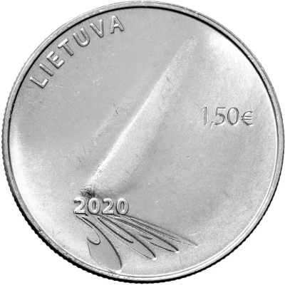 Коллекционная монета Литва 1,5 евро 2020 Надежда фото из магазина евромонета.рф 1