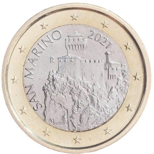 Сан Марино 1 евро 2021