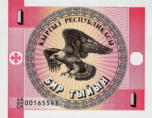 Киргизия 1 тыйын 1993 | Интернет-магазин евромонета.рф