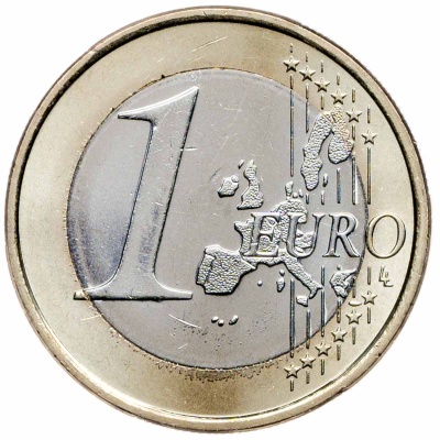 1 евро Греция 1 евро 2002 фото из магазина евромонета.рф 1