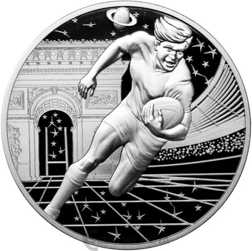 Коллекционная монета Европы Франция 10 евро 2023 Чемпионат мира по регби 2023 | Интернет-магазин евромонета.рф 