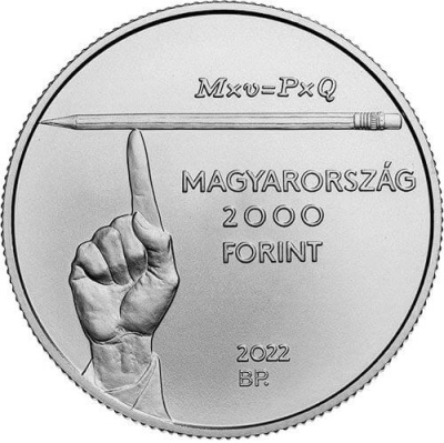Венгрия 2000 форинтов 2022 Милтон Фридман  фото из магазина евромонета.рф 1