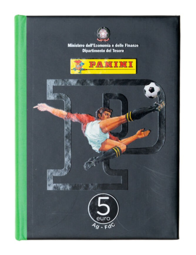 Коллекционная монета Европы Италия 5 евро 2022 Panini, зеленая | Интернет-магазин евромонета.рф 