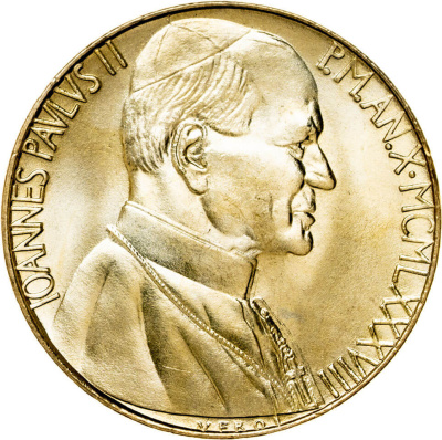 Ватикан 20 лир 1988  фото из магазина евромонета.рф 1