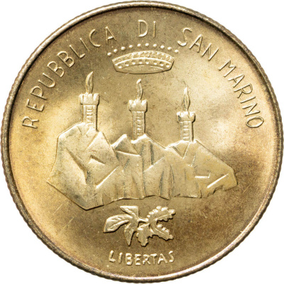 Сан Марино 200 лир 1986  фото из магазина евромонета.рф 1