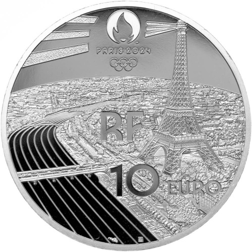 Коллекционная монета Европы Франция 10 евро 2021 Олимпийские игры 2024 года в Париже. Большой дворец | Интернет-магазин евромонета.рф 