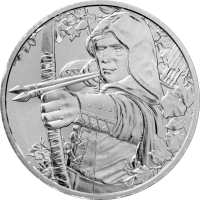 Коллекционная монета Австрия 1,5 евро 2019 Робин Гуд фото из магазина евромонета.рф 2