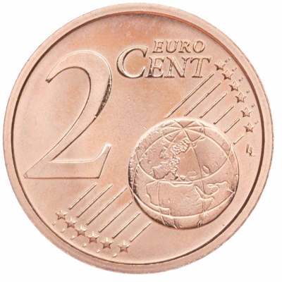 2 евроцента Ватикан 2 евроцента ( цента ) 2007 фото из магазина евромонета.рф 1