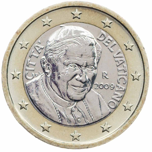 Ватикан 1 евро 2009