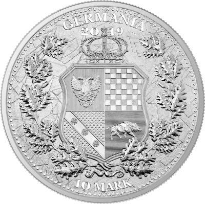 Germania Mint 2019 10 марок Аллегории: Германия и Колумбия  фото из магазина евромонета.рф 1