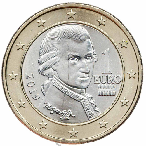 Австрия 1 евро 2019