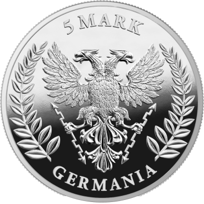Germania Mint 2021 5 марок Германия proof  фото из магазина евромонета.рф 1