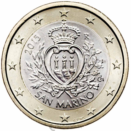 Сан Марино 1 евро 2015