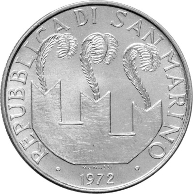 Сан Марино 50 лир 1972  фото из магазина евромонета.рф 1