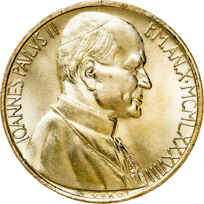 Ватикан 200 лир 1988  фото из магазина евромонета.рф 1