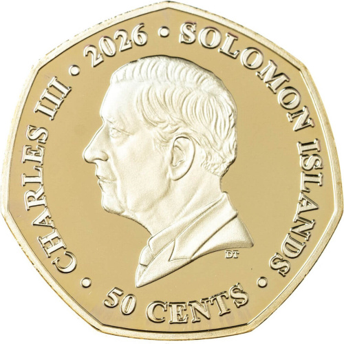 Соломоновы острова набор монет 50 центов 2026 Кролик Питер - летние сказки