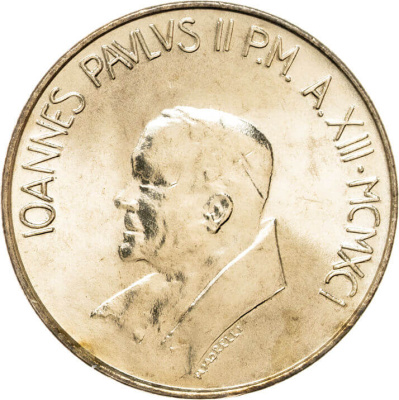 Ватикан 20 лир 1991  фото из магазина евромонета.рф 1