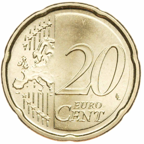 Сан Марино 20 евроцентов ( центов ) 2018