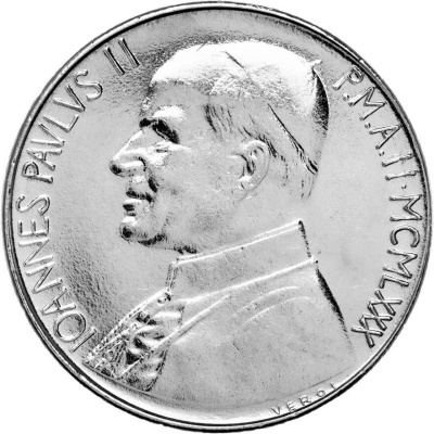 Ватикан 100 лир 1980  фото из магазина евромонета.рф 1
