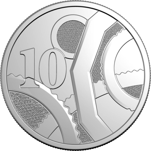 Австралия набор монет 5/10/20/50 центов 1/2 доллара 2026 60-летие десятичной валюты