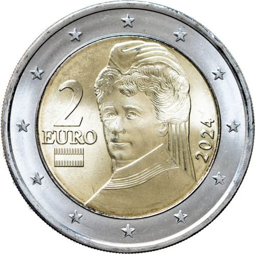 Австрия 2 евро 2024 регулярная