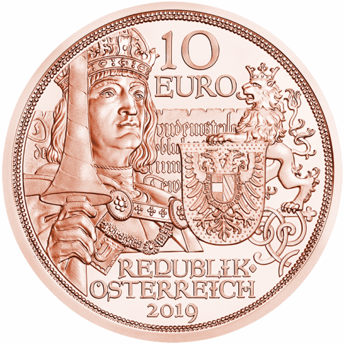 Коллекционная монета Европы Австрия 10 евро 2019 Рыцарские сказки - Рыцарство | Интернет-магазин евромонета.рф 