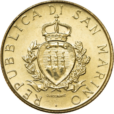 Сан Марино 200 лир 1987  фото из магазина евромонета.рф 1